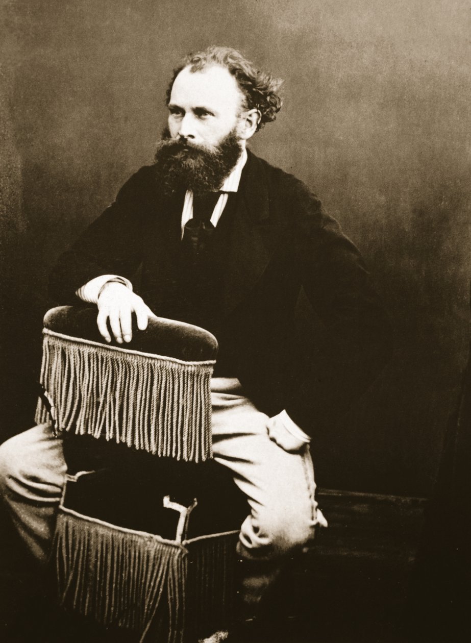 Edouard Manet, 1865 (fotografering) av Nadar