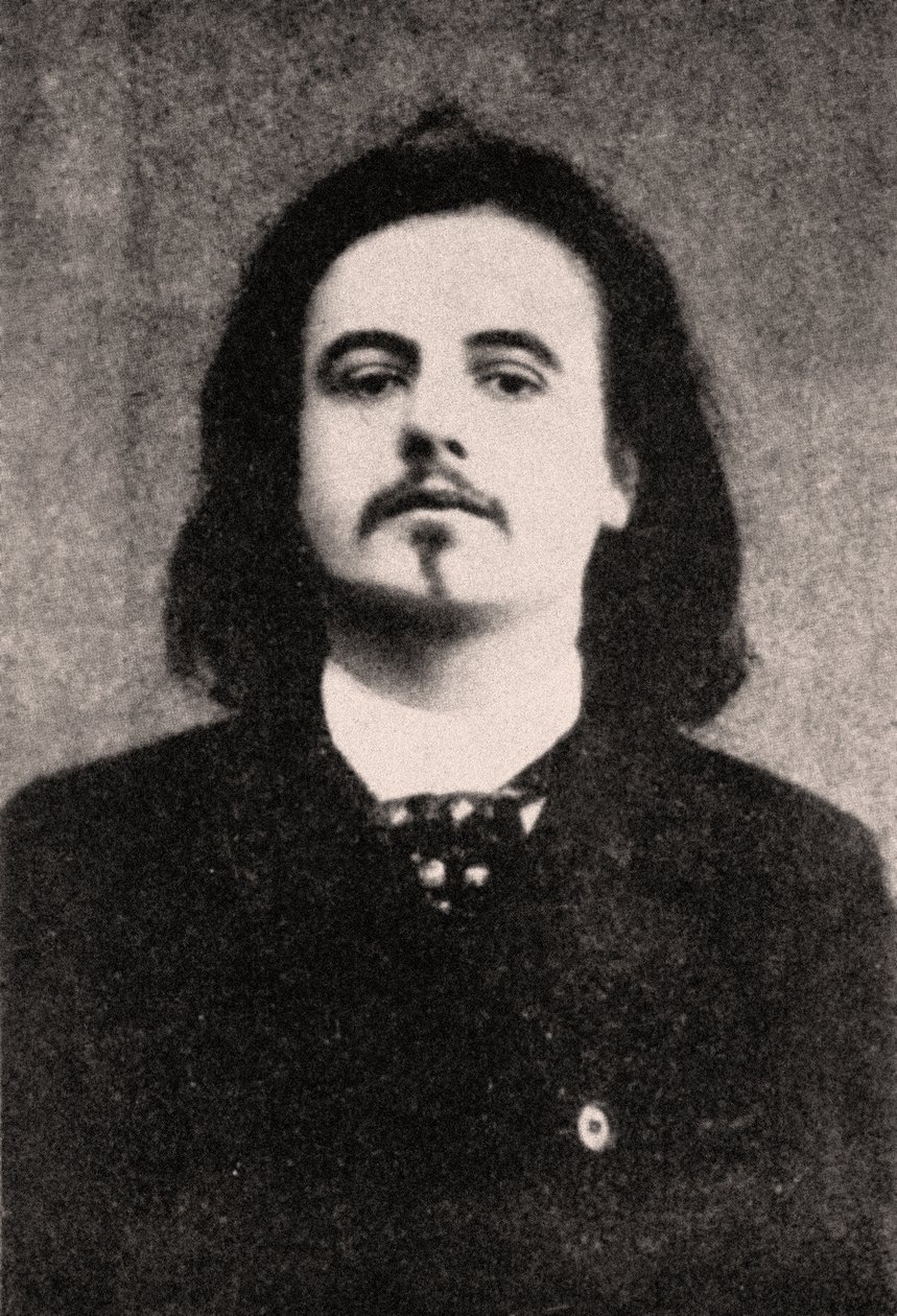 Porträtt av Alfred Jarry, 1896 av Nadar