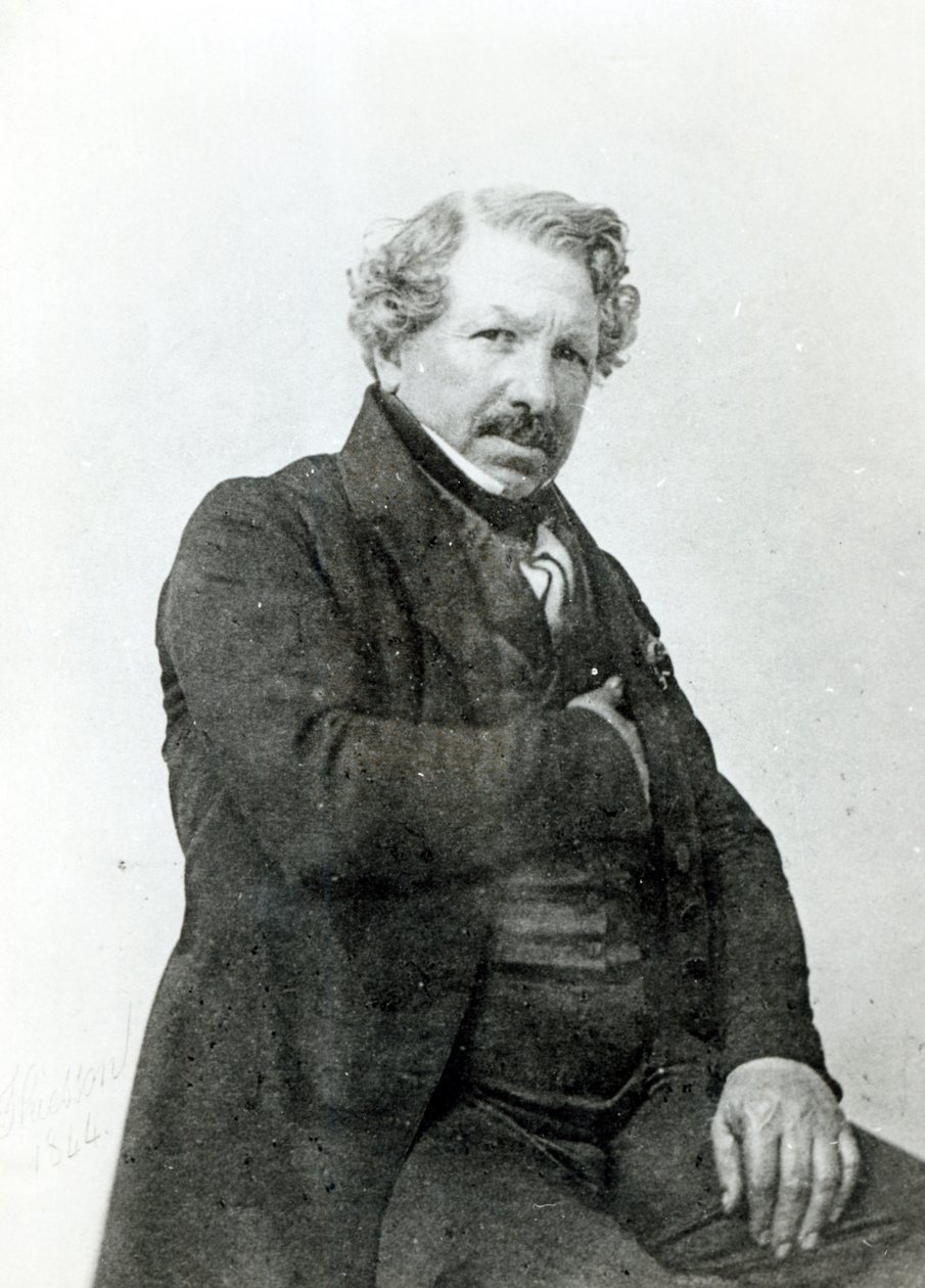Porträtt av Louis-Jacques Daguerre (1787-1851) av Nadar
