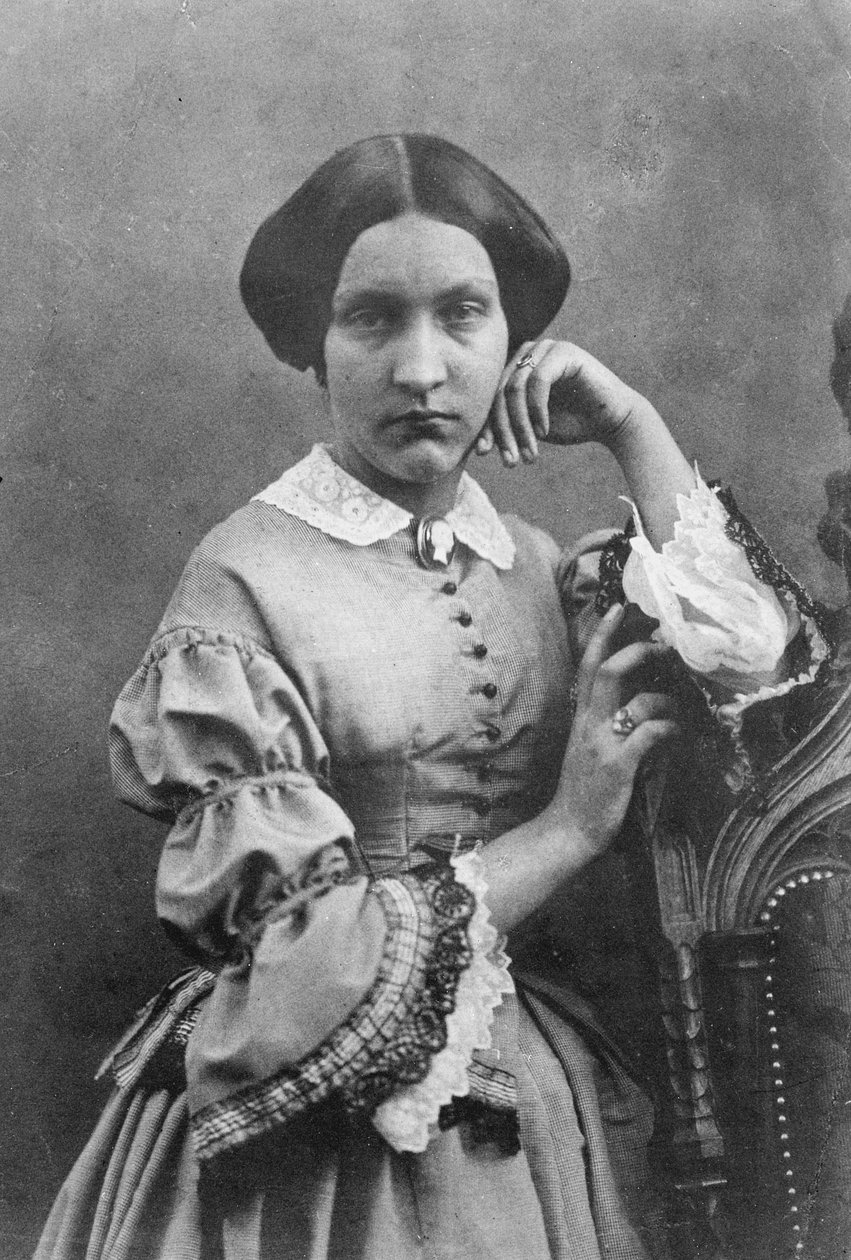 Porträtt av Marie Fauquet, ca 1860 av Nadar