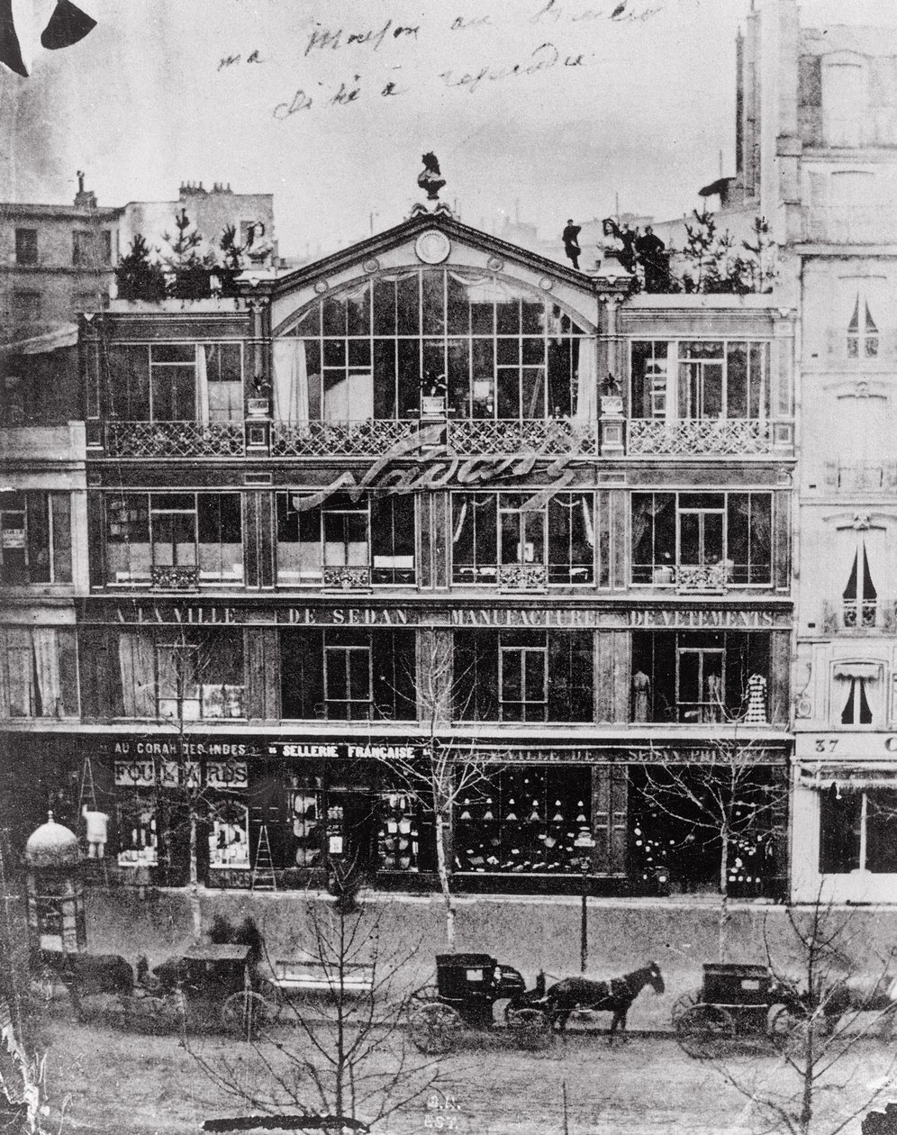 Studio av Nadar på 35 Boulevard des Capucines, Paris, c.1855 av Nadar