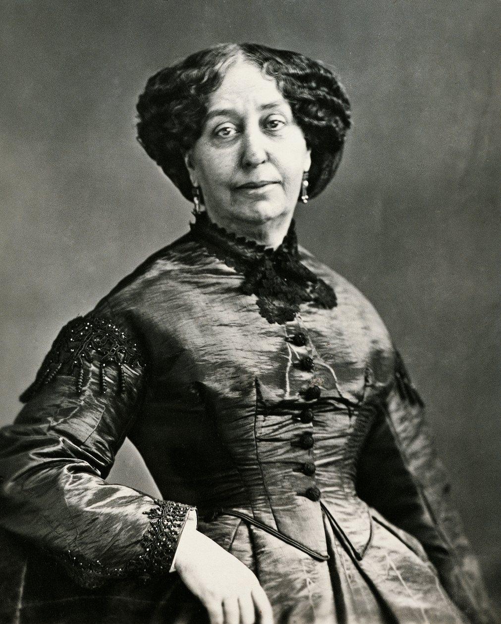 George Sand, pseudonym för Amantine-Lucile-Aurore Dupin (Paris av Nadar