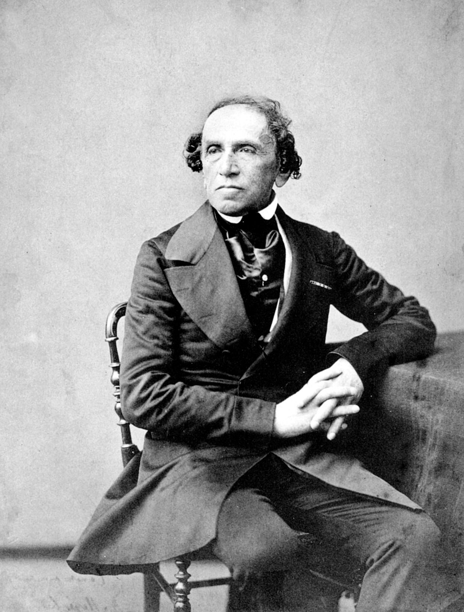 Den tyske kompositören Giacomo Meyerbeer fotograferad av Nadar av Nadar