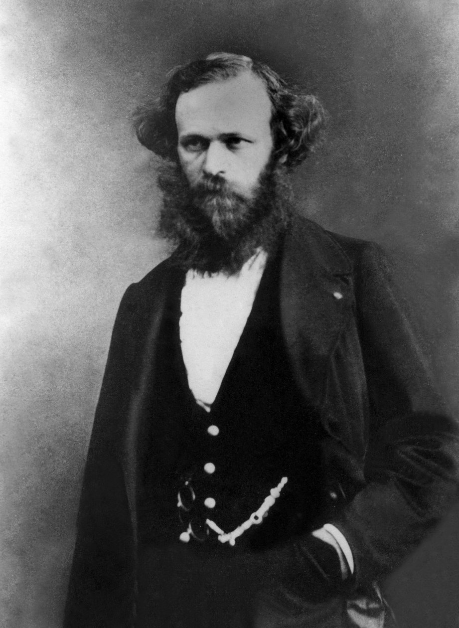 Arsene Houssaye (1815-1896) fransk författare, foto av Gaspard Felix Tournachon sa Felix Nadar (1820-1910) av Nadar