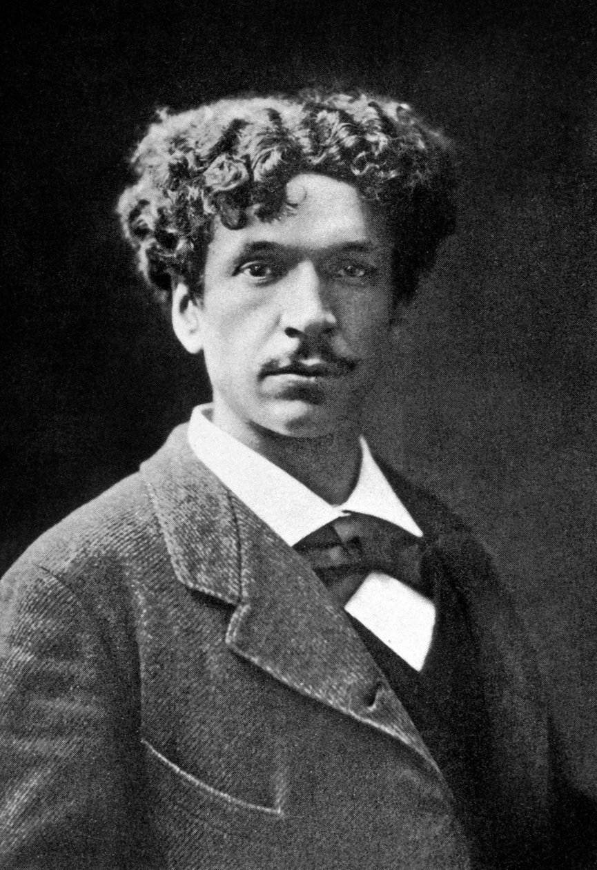 Charles Cros (1842-1888) han upptäckte tekniken för färgfotografi 1869 och uppfann principen för fonografgrammofonen 1876 bild av Nadar c. 1871 av Nadar