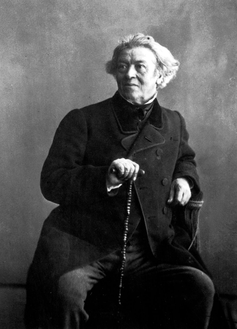Franske målaren Camille Corot fotograferad av Nadar av Nadar