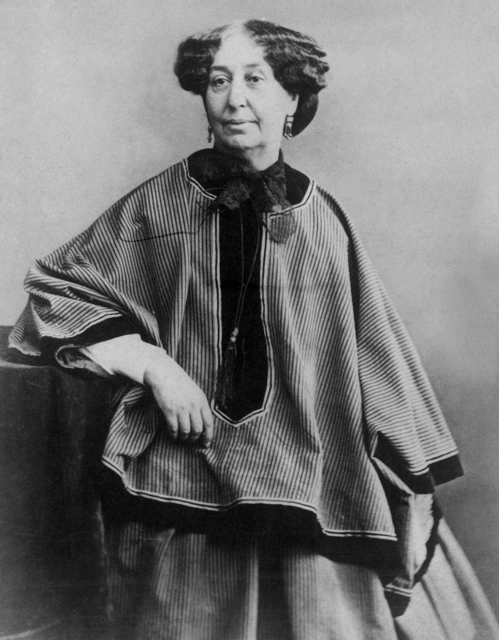 Franske författaren George Sand (1804-1876), foto av Nadar 1864 av Nadar