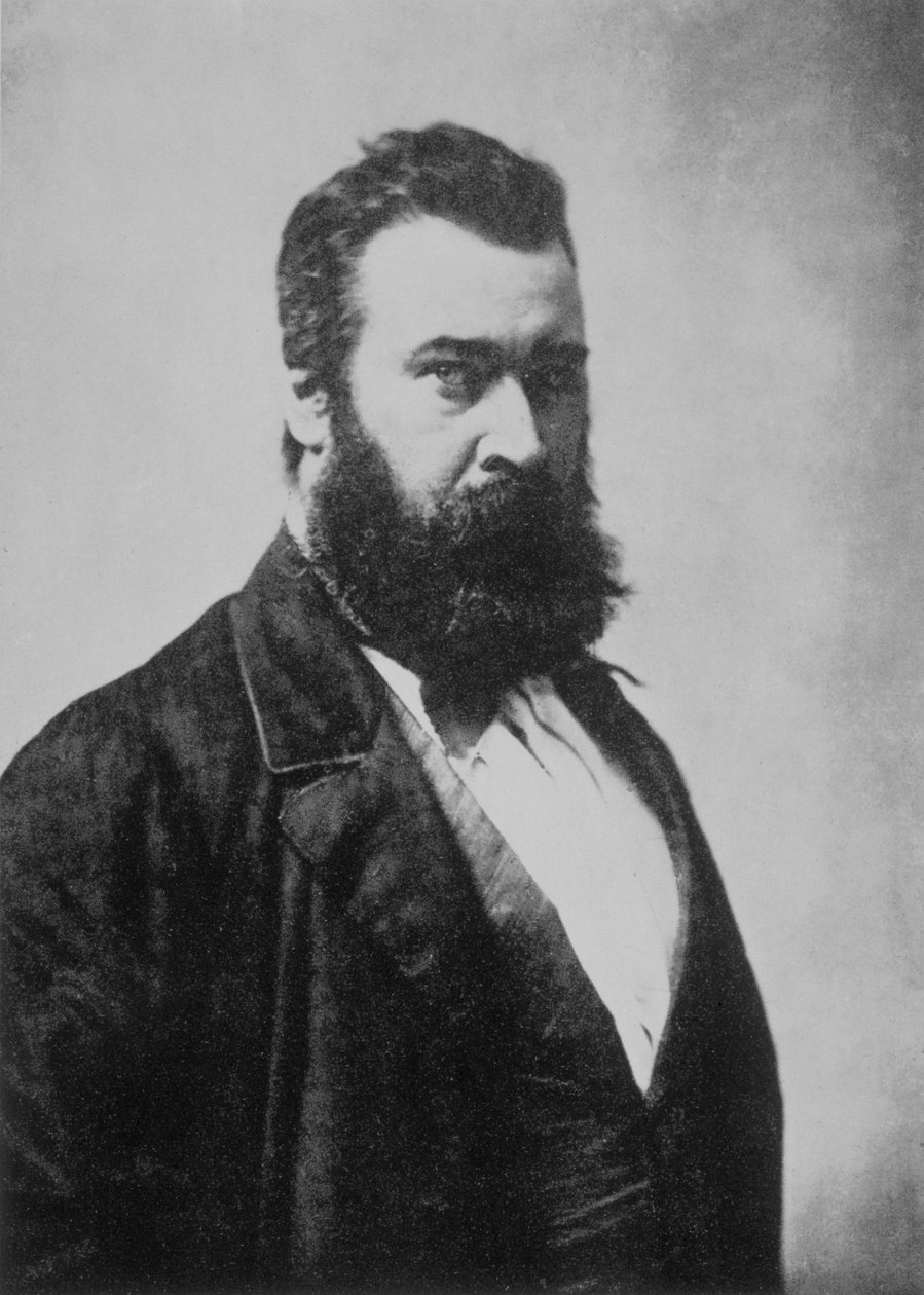 Jean-Francois Millet (1814-1875), fransk målare, fotografi av Nadar av Nadar