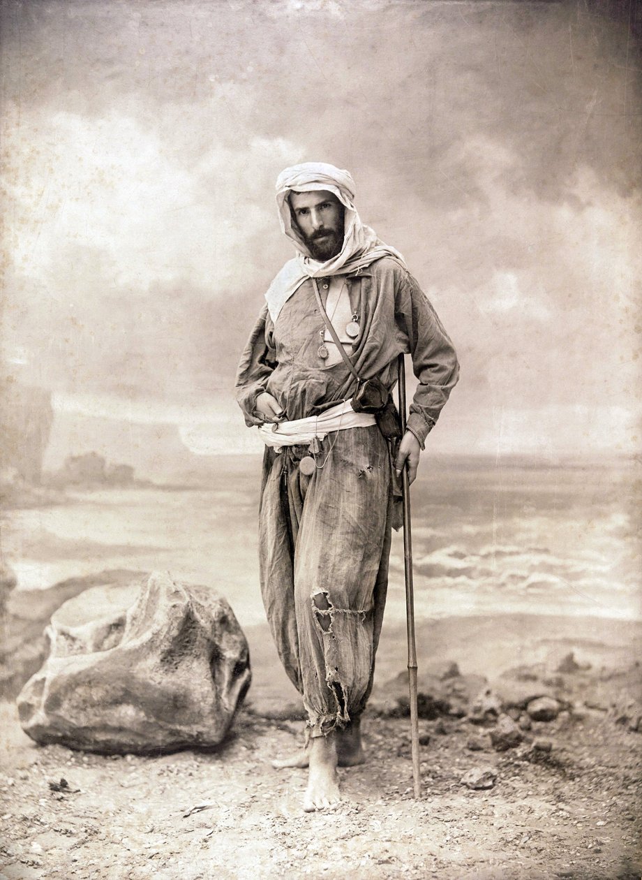 Pierre Savorgnan de Brazza (1852-1905) fransk upptäcktsresande, foto av Gaspard-Felix Tournachon aka Nadar av Nadar