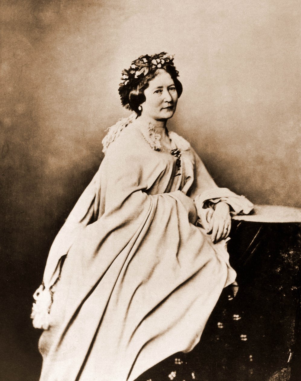 Porträtt av Carlotta Grisi, dansare 1819-1899 (foto) av Nadar