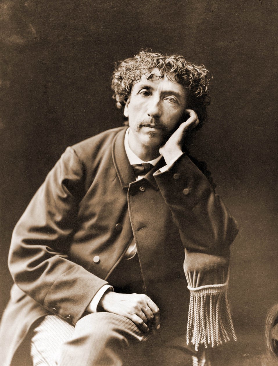 Porträtt av Charles Garnier, arkitekt för Parisoperan 1825-1898 (foto) av Nadar