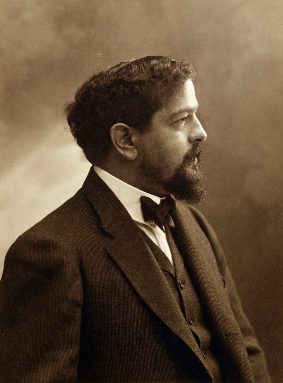 Porträtt av Claude Debussy (Saint-Germain-en-Laye av Nadar