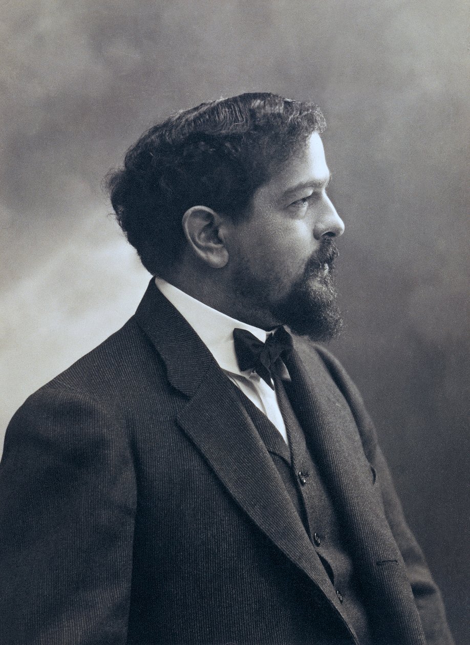 Porträtt av Claude Debussy (Saint-Germain-en-Laye av Nadar