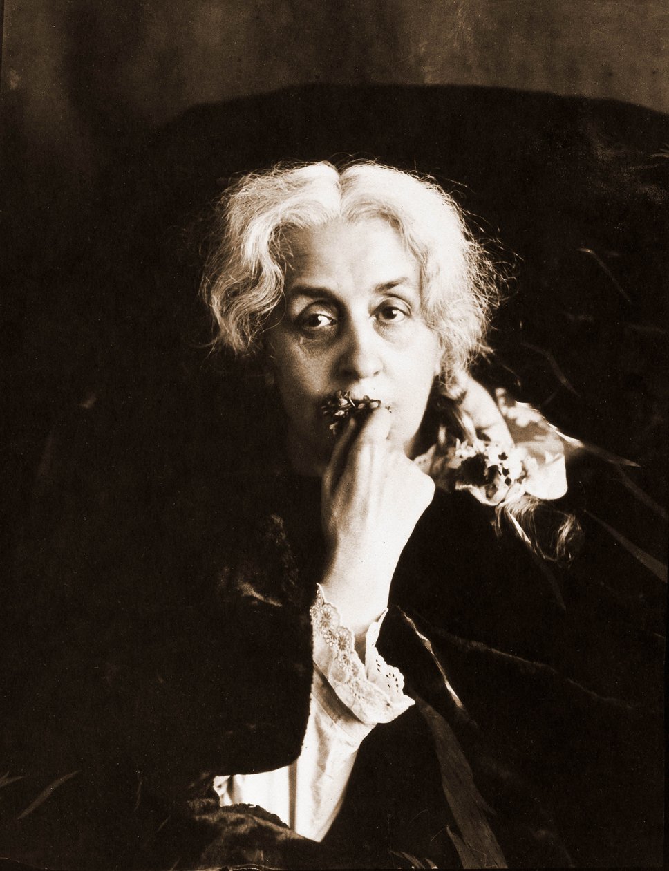 Porträtt av Ernestine Nadar, född Lefevre 1836-1909 (foto) av Nadar