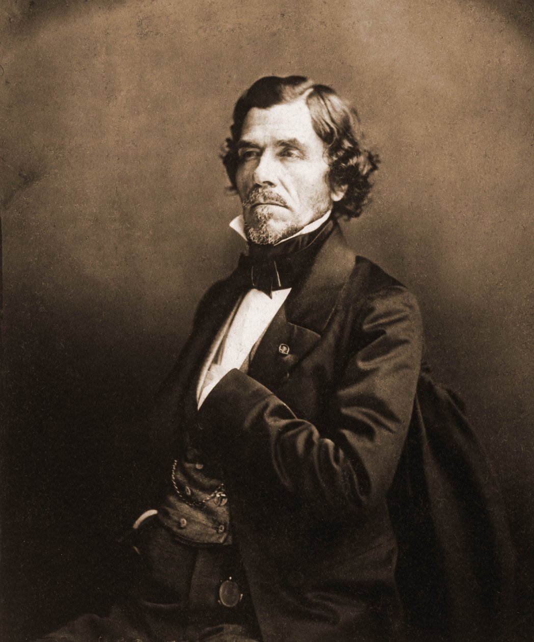 Porträtt av Eugene Delacroix, målare 1798-1863 (foto) av Nadar