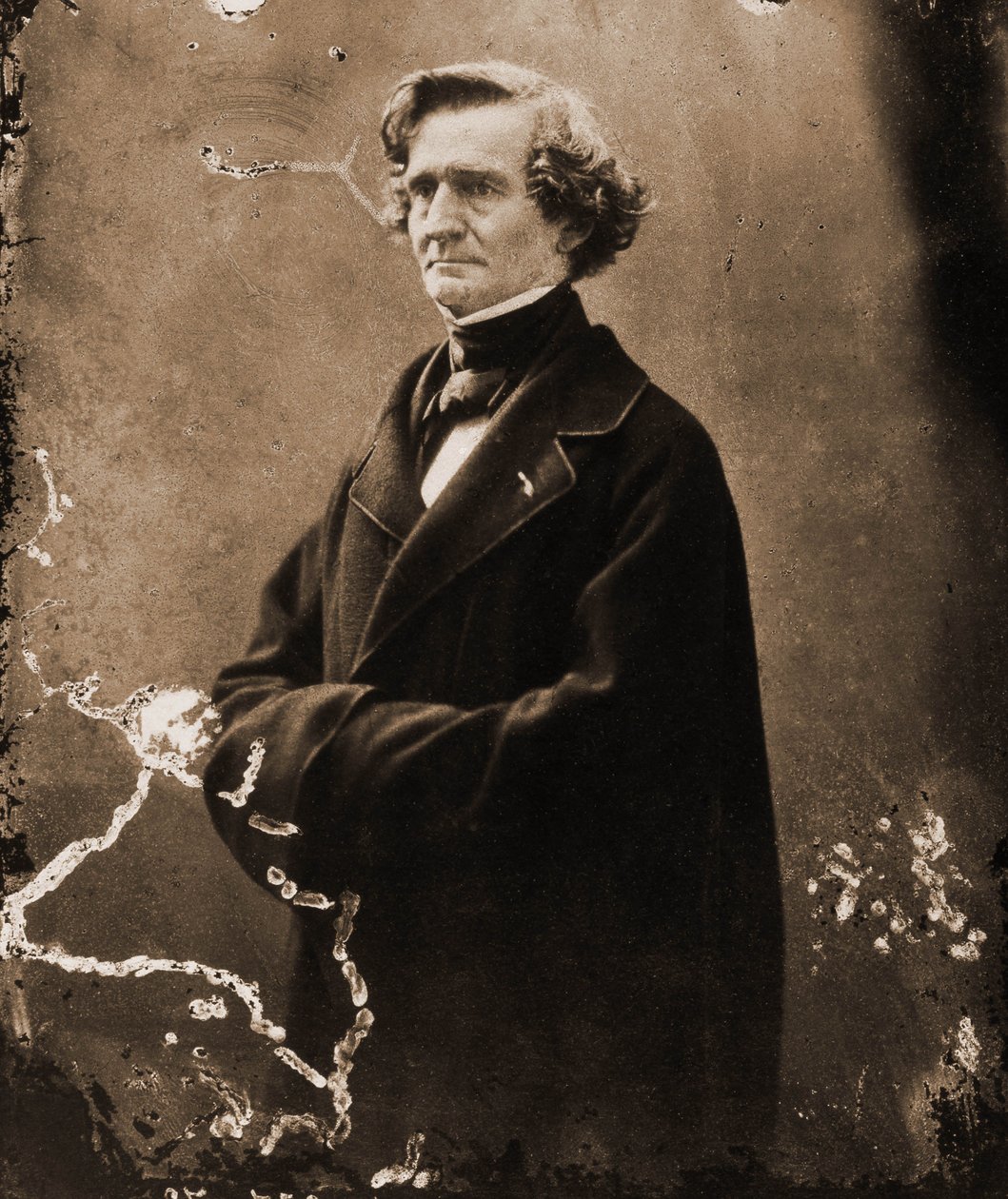 Porträtt av Hector Berlioz, musiker 1803-1869 (foto) av Nadar