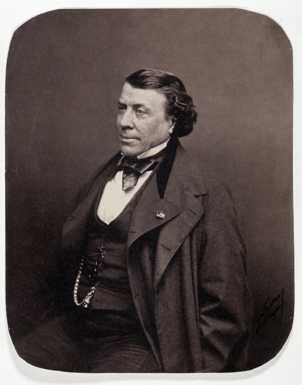 Porträtt av den franske kirurgen Philippe Ricord (1800-1889) av Nadar