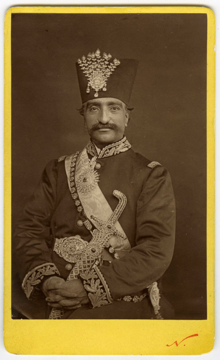 Celebre fotografi av Shahen av Iran av Nadar