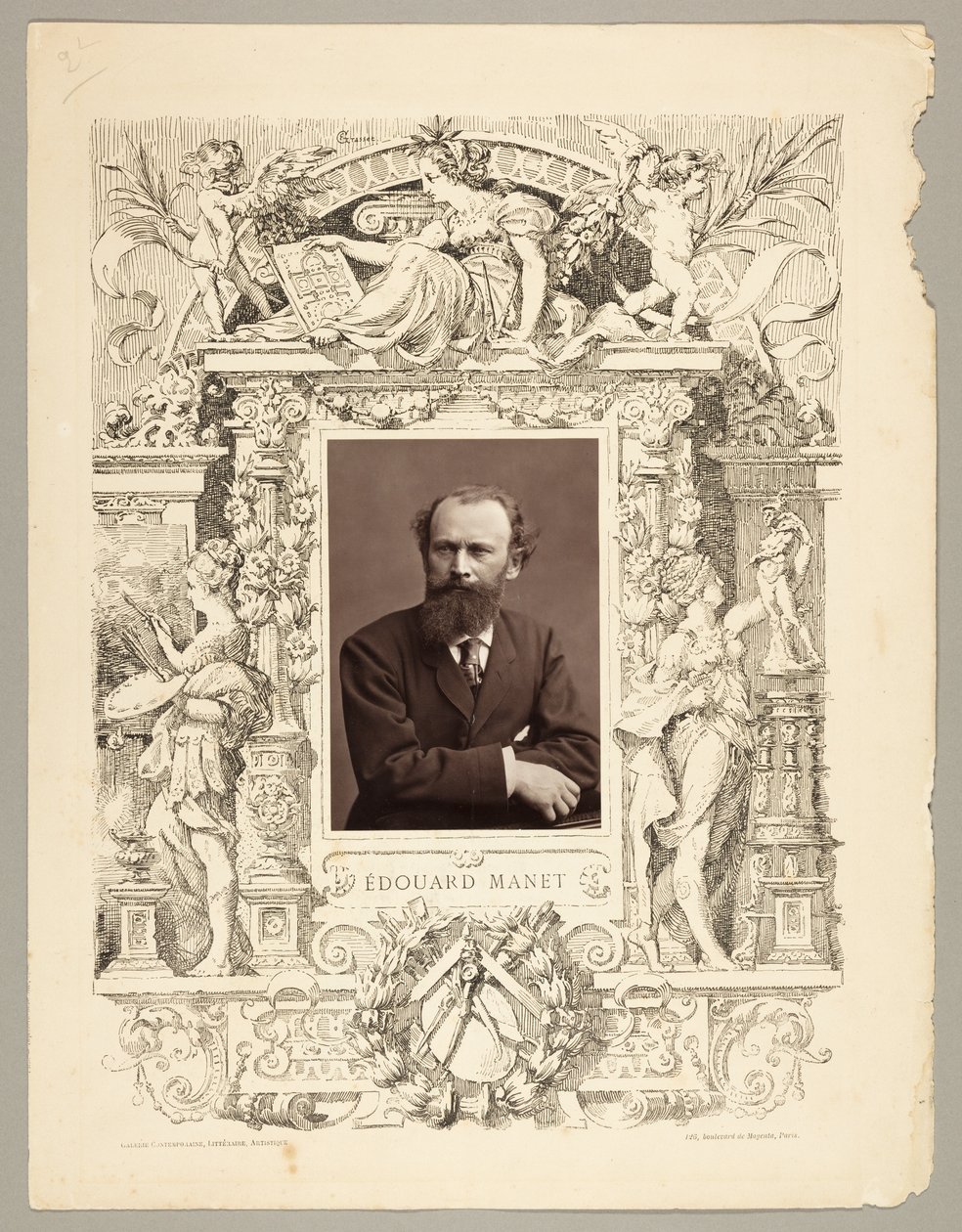Édouard Manet (fransk målare, 1832-1883) av Nadar