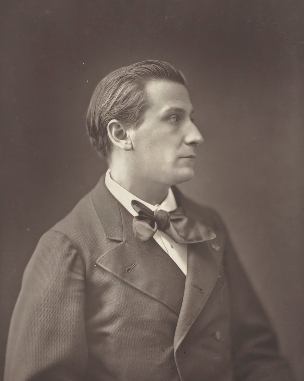 François Coppée fransk poet och romanförfattare, 1842-1908, ca. 1876. av Nadar