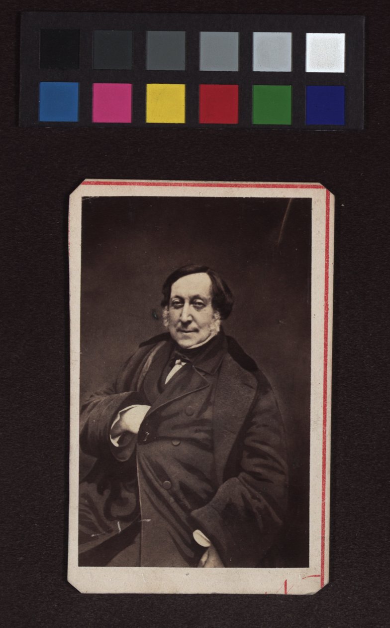 Gioachino Antonio Rossini (1792-1868), tonsättare av Nadar