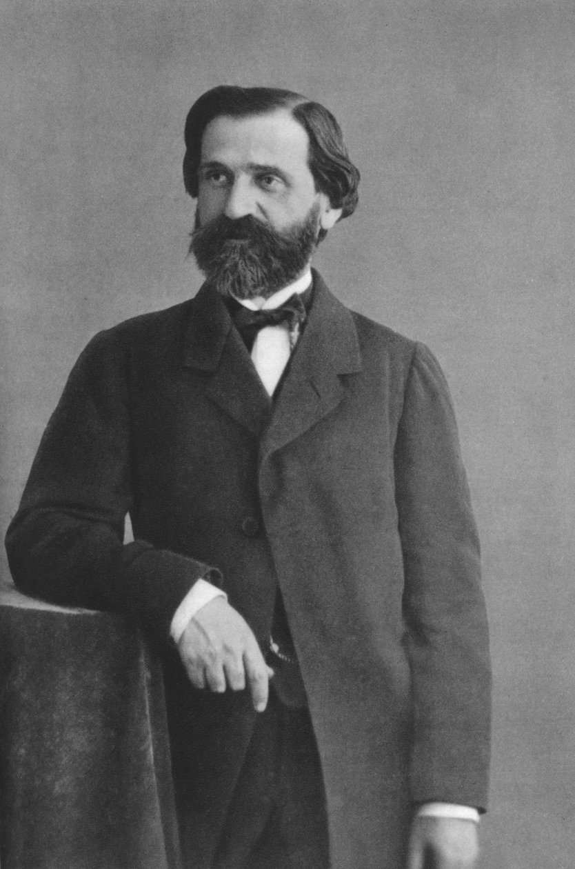 Giuseppe Verdi 1813-1901, italiensk romantisk kompositör, främst av opera av Nadar