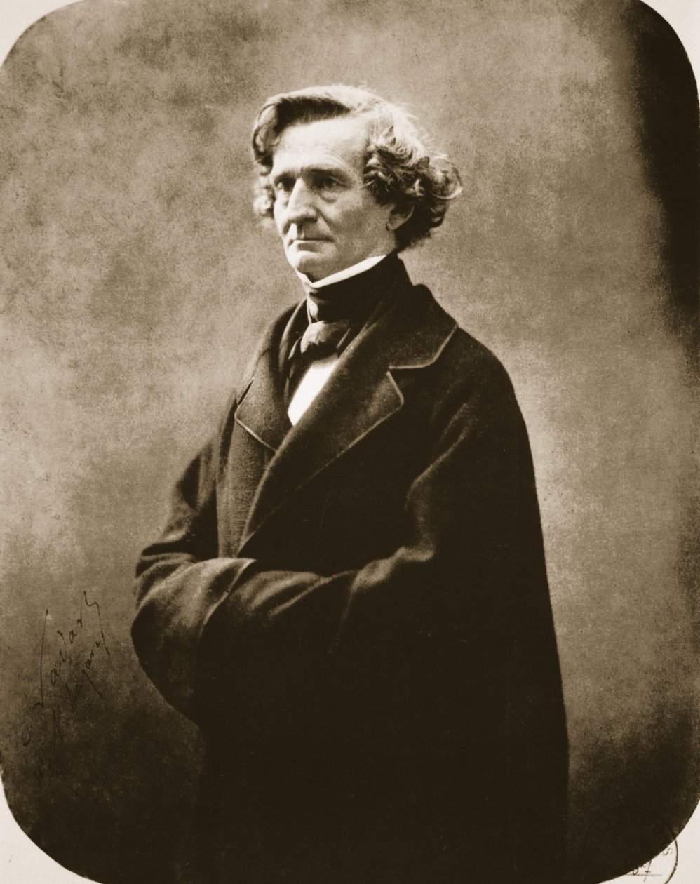 Hector Berlioz, 1863 (fotogravyr) av Nadar