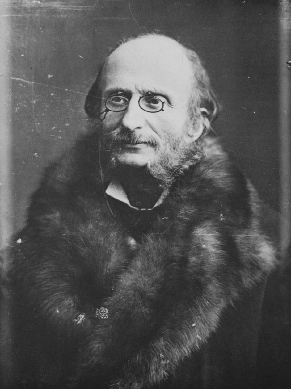 Jacques Offenbach, tyskfödd fransk kompositör, c1875 av Nadar