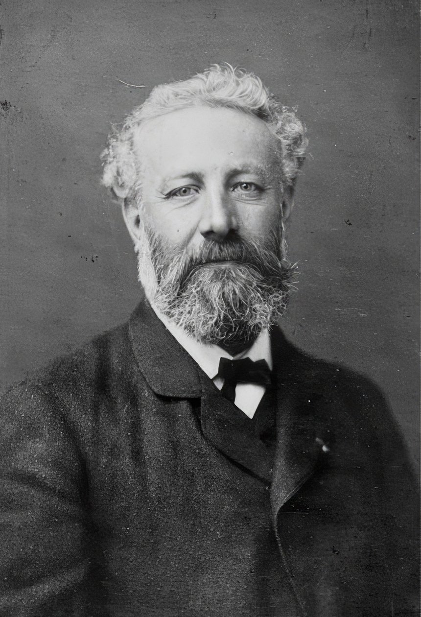 Jules Verne (1828-1905). fransk författare. Omkring 1880 av Nadar
