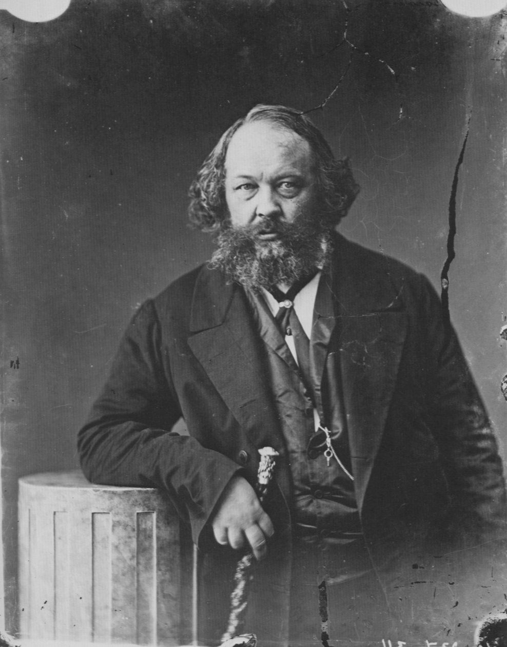 Mikhail Bakunin, rysk revolutionär och anarkismteoretiker, c1863 av Nadar