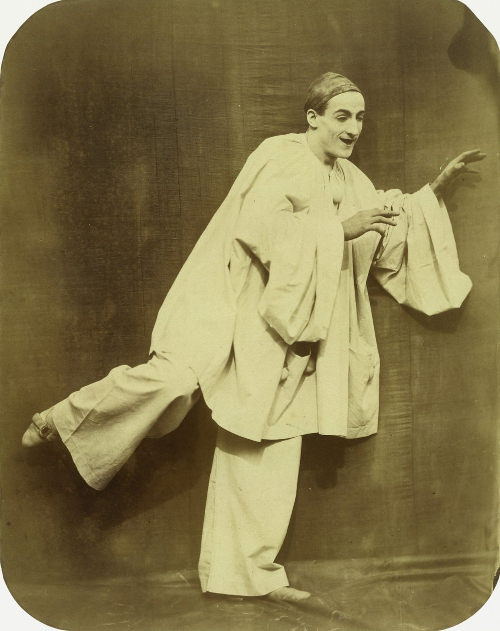 Pierrot löpning, 1854-55. av Nadar