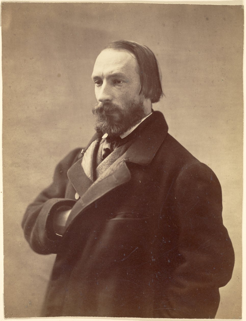 Auguste Vacquerie, författare av Nadar [Gaspard Félix Tournachon]