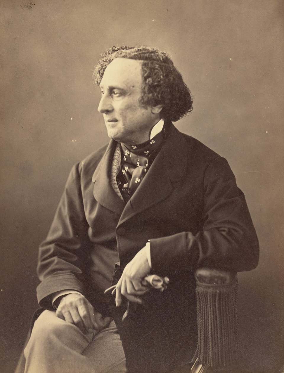 Eug[ène] Chapus, litteraturvetare av Nadar [Gaspard Félix Tournachon]
