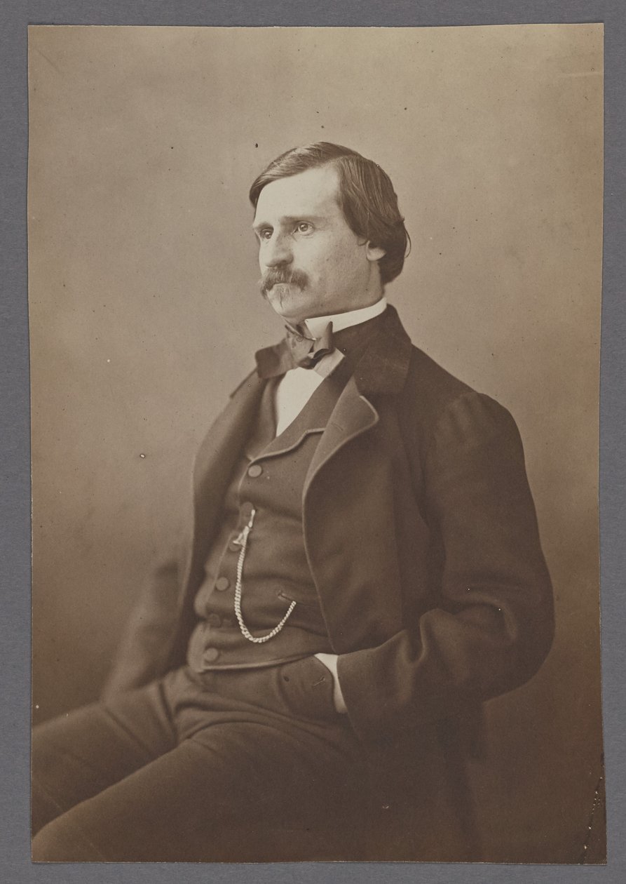 Henri Nicolle, litteraturvetare av Nadar [Gaspard Félix Tournachon]