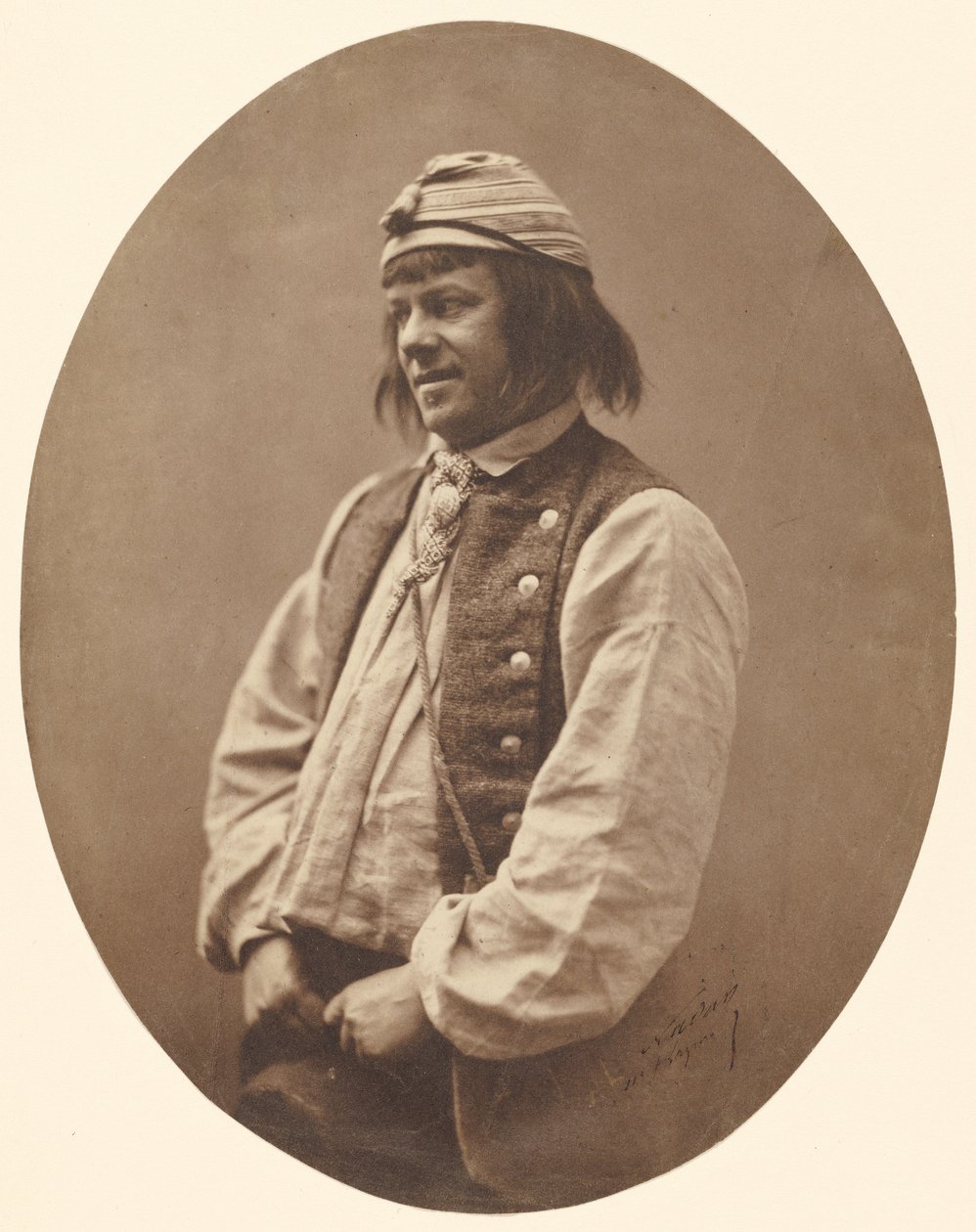 Jean-François Philibert Berthelier, skådespelare av Nadar [Gaspard Félix Tournachon]