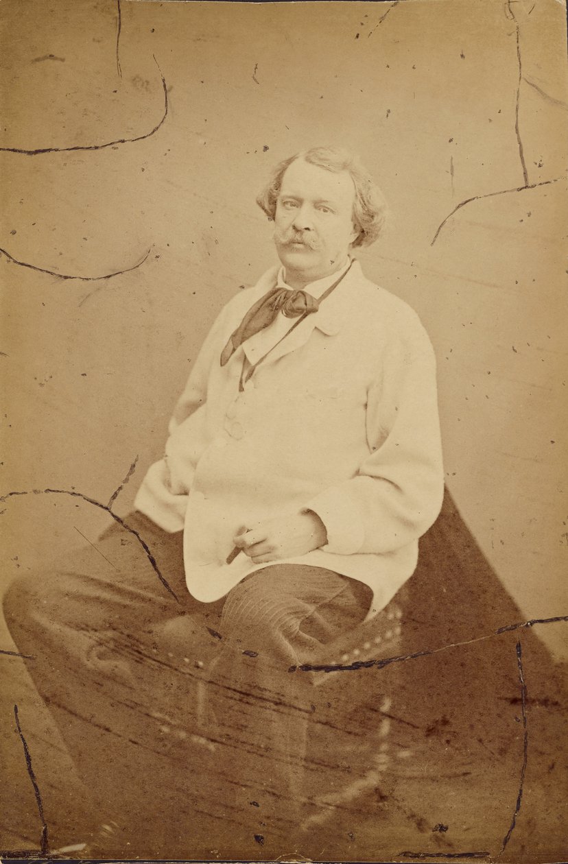 [Självporträtt iförd vit smocka Félix Nadar] av Nadar [Gaspard Félix Tournachon]