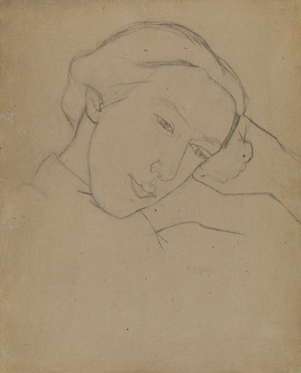Självporträtt, 1910-tal av Nadezhda Vladimirovna Lermontova