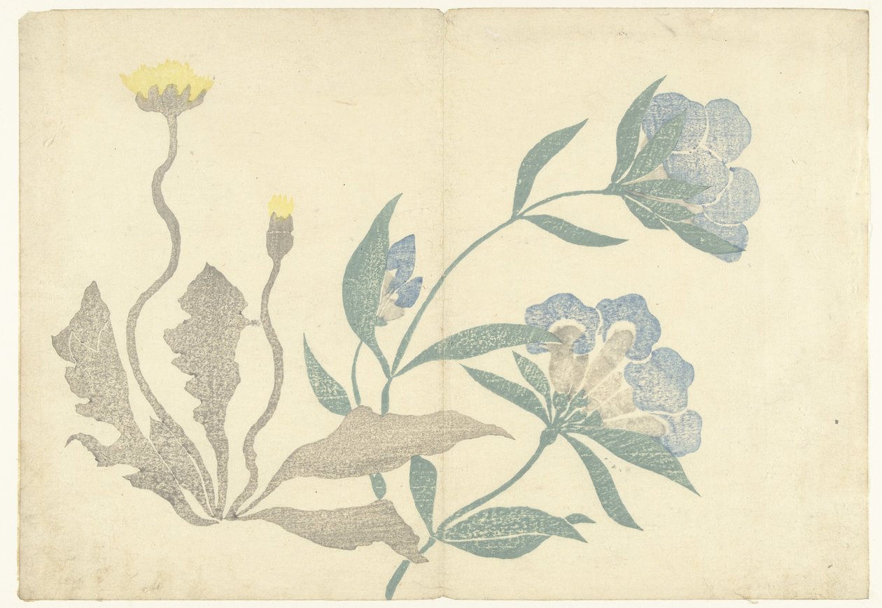 Maskrosor och blå blommor Bildalbum av Korin (serietitel) Korin gaveu (serietitel) av Nakamura Hochu