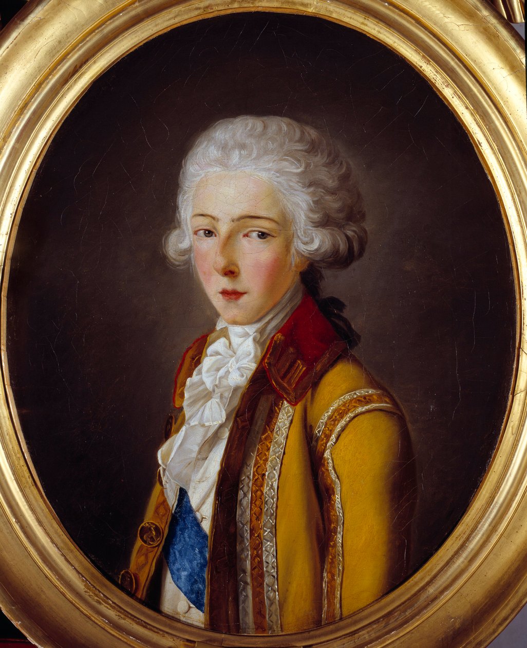 Porträtt av Louis Antoine Henri de Bourbon Conde, hertig av Enghien (1772-1804). Målning av Nanine Vallain (1700-talet) av Nanine Vallain