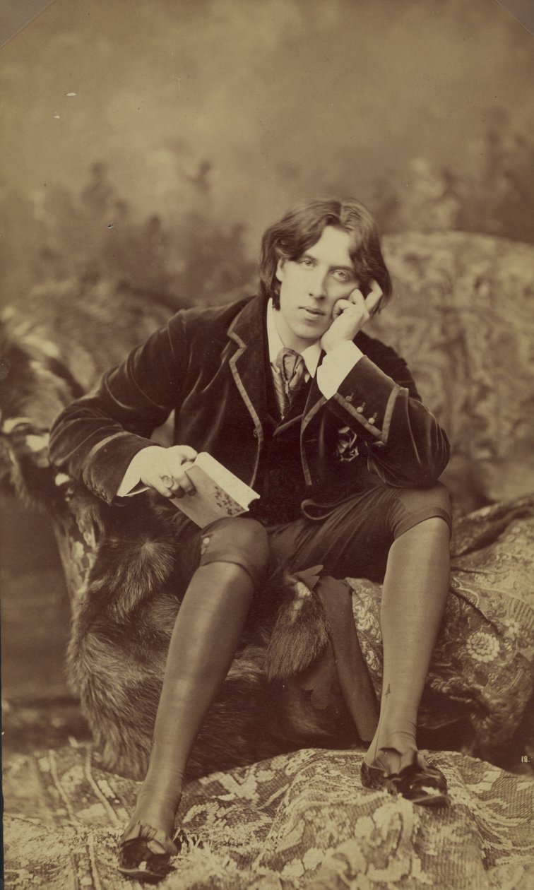Oscar Wilde, 1882 (albumintryck) av Napoleon Sarony