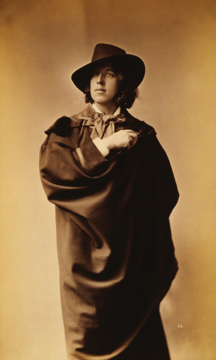 Oscar Wilde, 1882 (albumintryck) av Napoleon Sarony