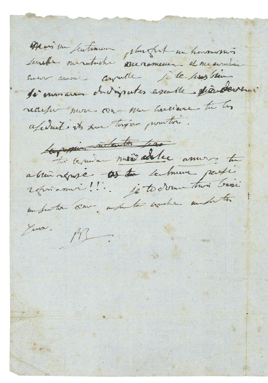 Brev till Josephine de Beauharnais av Napoleon Bonaparte