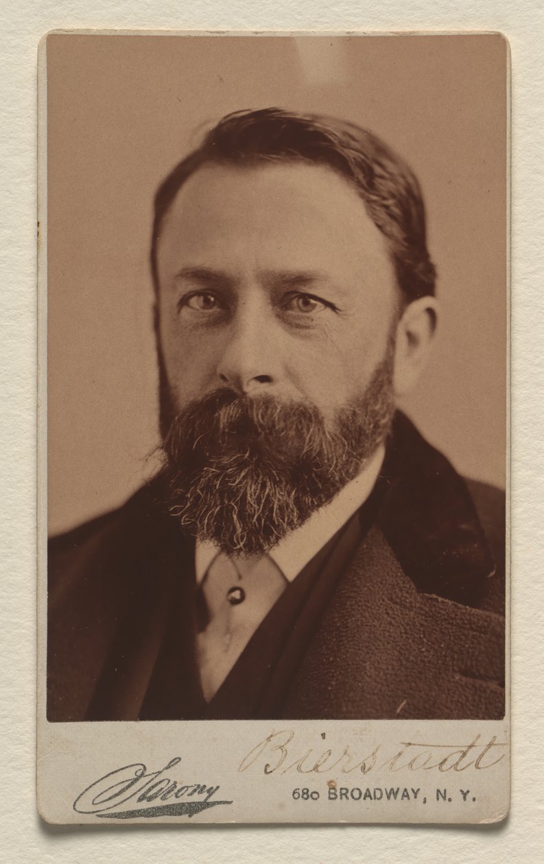 Albert Bierstadt av Napoleon Sarony