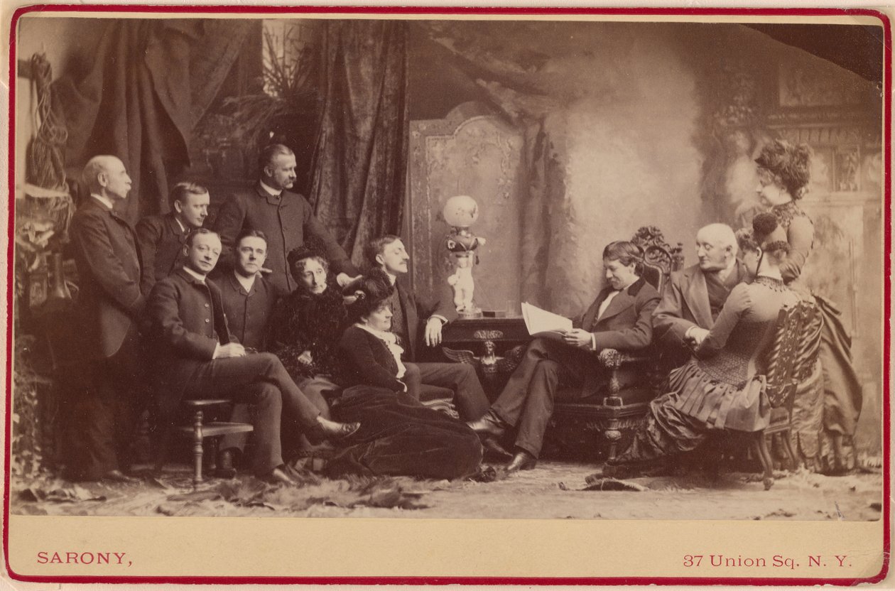 Augustin Dalys teatersällskap av Napoleon Sarony
