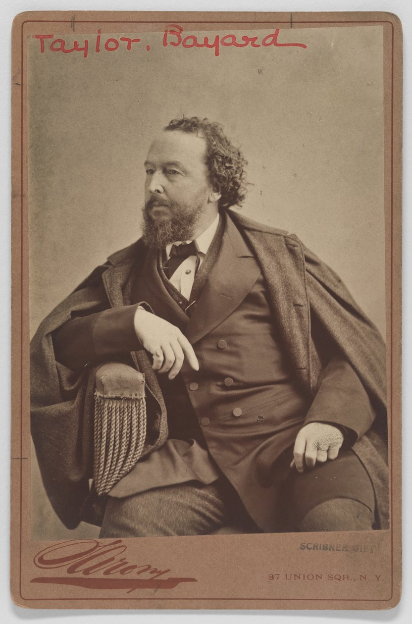 Bayard Taylor av Napoleon Sarony