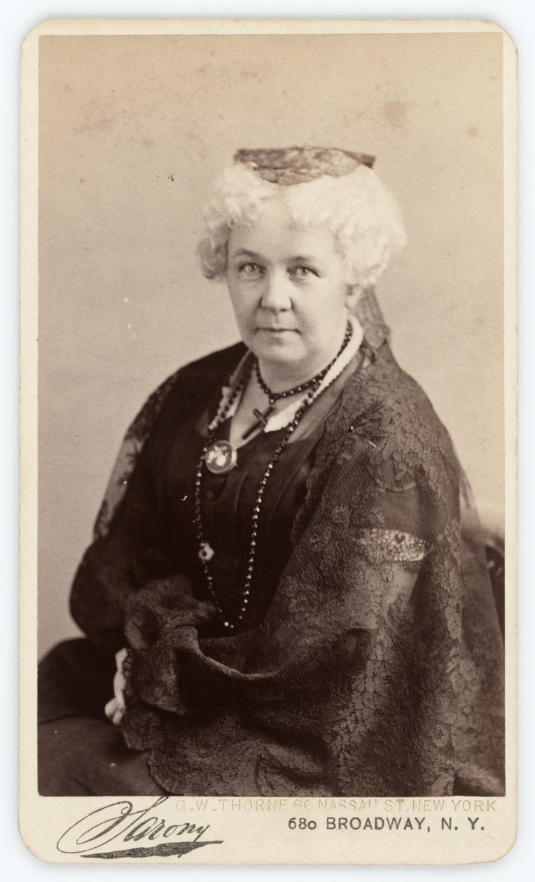 Elizabeth Cady Stanton av Napoleon Sarony