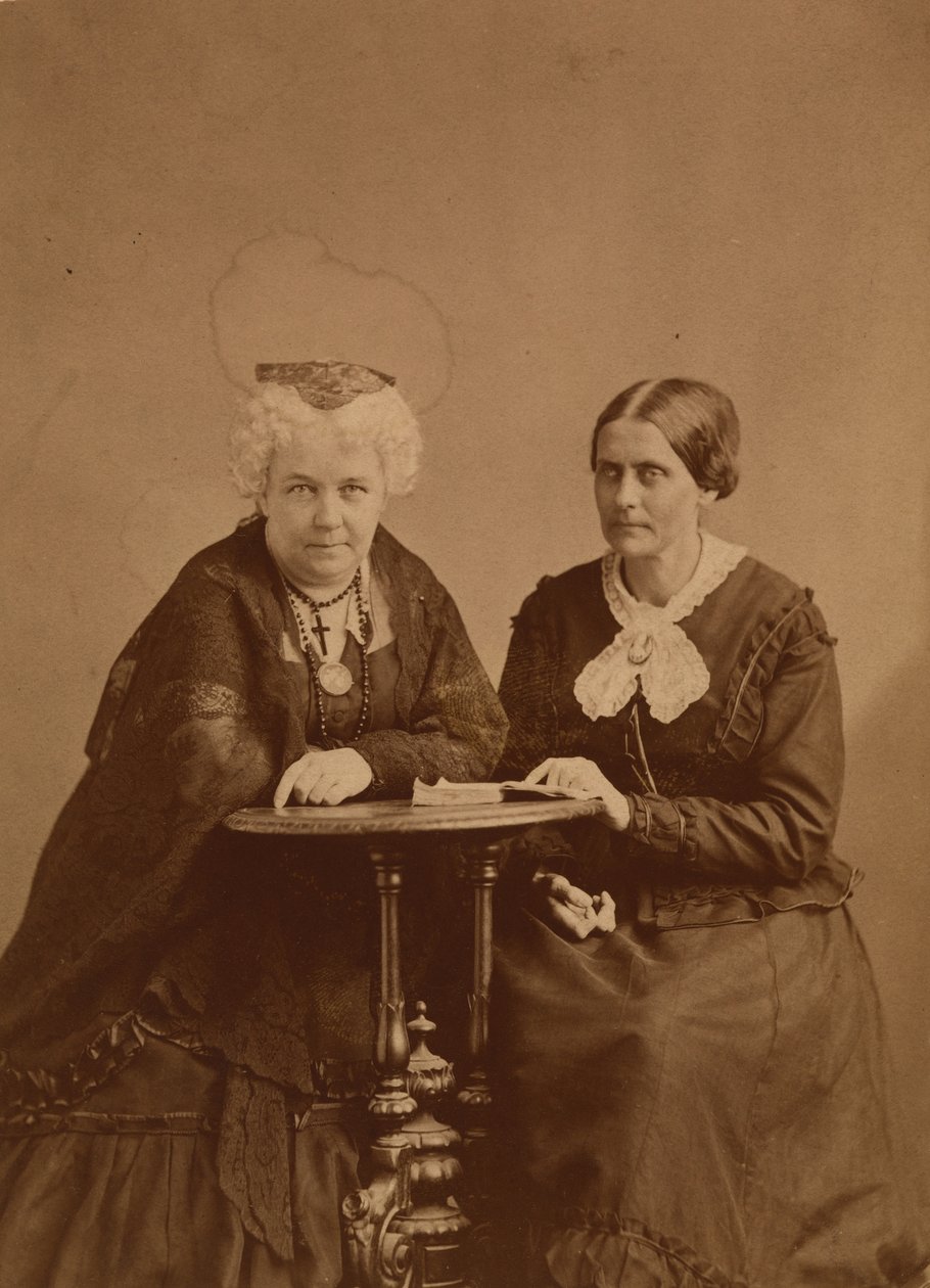 Elizabeth Cady Stanton och Susan B. Anthony av Napoleon Sarony