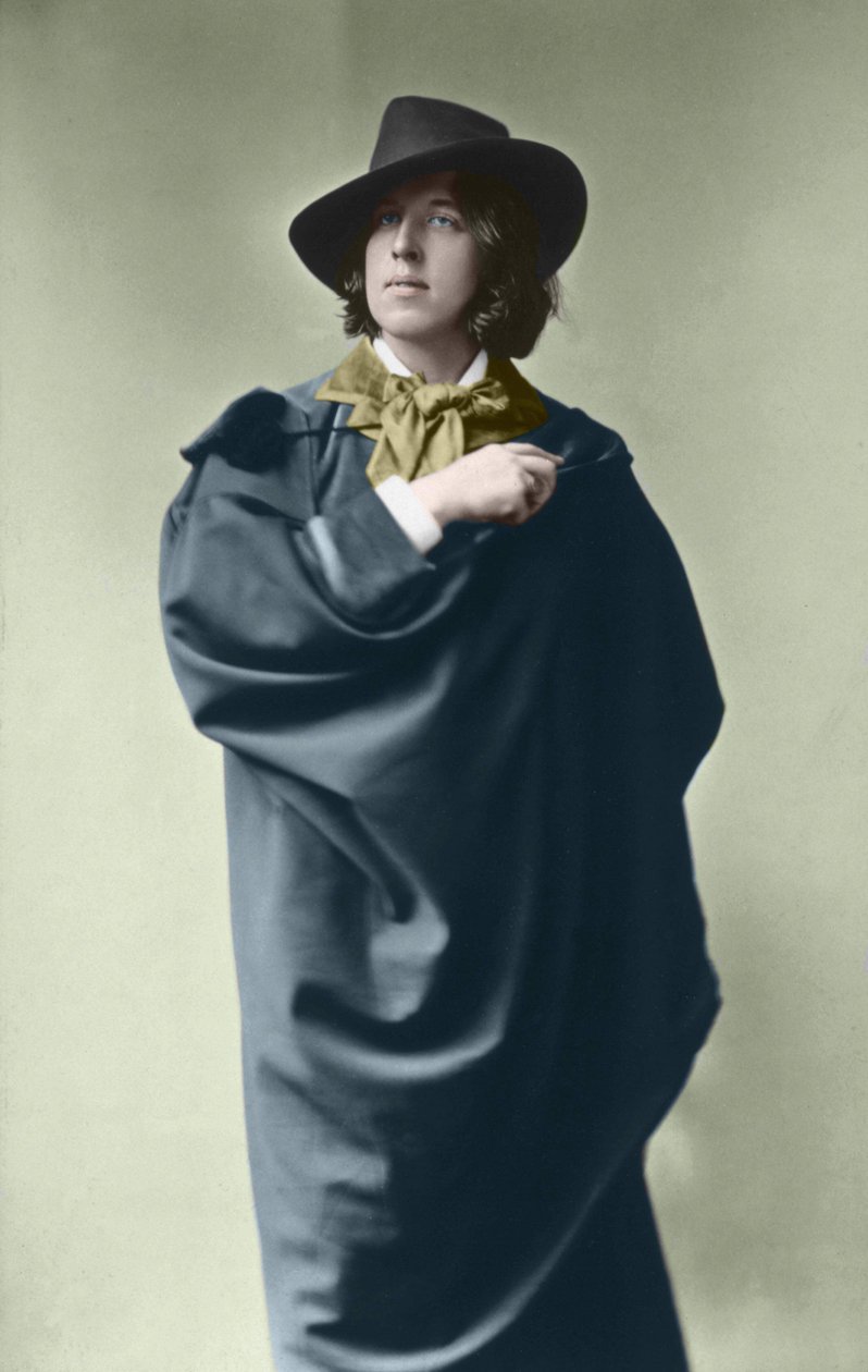 Oscar Wilde (1854 - 1900) ca 1882 (foto) av Napoleon Sarony