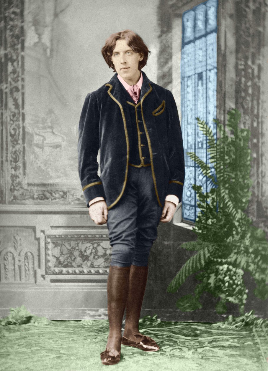 Oscar Wilde (1854 - 1900) ca 1882 (foto) av Napoleon Sarony