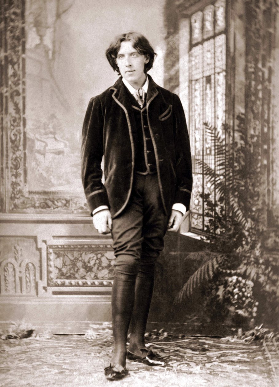 Oscar Wilde (1854 - 1900) omkring 1882 av Napoleon Sarony (1821 - 1896). av Napoleon Sarony